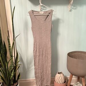 American Vintage Gray Midi Dress